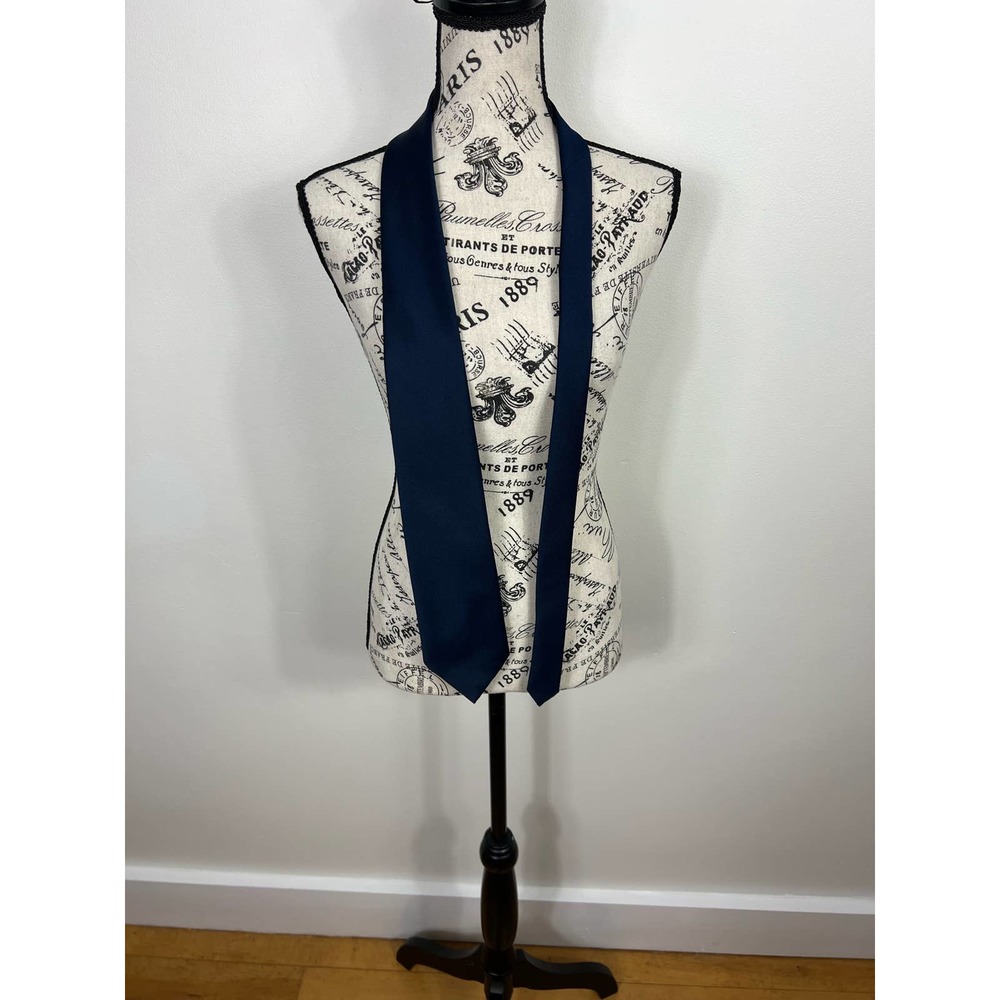 Vintage Crescent Bay Dark Blue Necktie